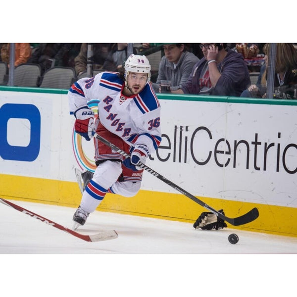 New York Rangers Mats Zuccarello Reebok CCM NHL Jersey W/ fight strap Size 52