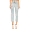 AGOLDE Riley High Rise Straight Crop Jeans Shatter Wash 28x26 NWOT $188