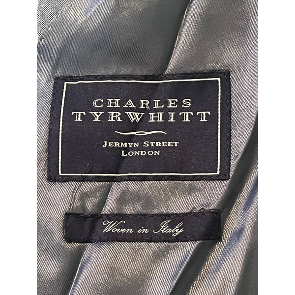 Charles Tyrwhitt Pinstripe Blazer Sport Coat Jacket 42R Woven in Italy NWOT