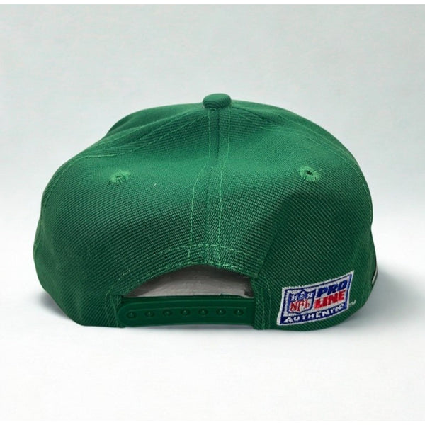 New York Jets Logo Athletic Diamond Cut Snapback Hat NFL Pro Line Vintage 90s