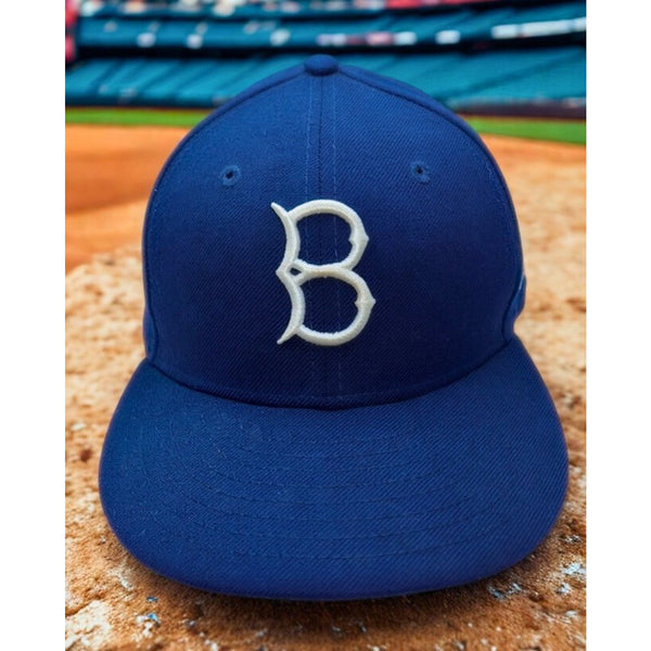 Brooklyn Dodgers New Era 59FIFTY Cooperstown Wool Fitted Hat Size 7 Vintage