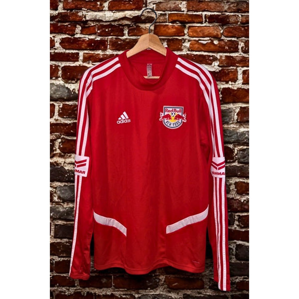 Adidas New York Red Bulls MLS Training Top Jersey Red L/S Climacool DP4994 M