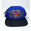 New York Knicks G Cap Vintage 90s Snapback Hat NBA Deadstock NWT Rare Blue Black