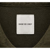 Sage de Cret Linen Wool Winter Overshirt Military Green M Japan NF-1807 Rare