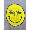 Stussy x Patta Smiley Tee Gray Yellow Logo Collab Graphic T-Shirt Men’s M Rare