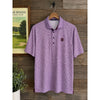 Greyson Manhattan Woods Golf Polo Shirt Sz. M Purple Moonshine Performance