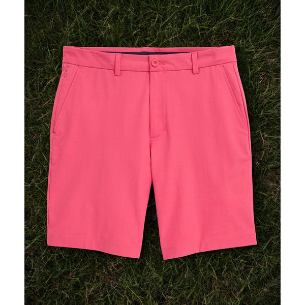 Vineyard Vines On-The-Go Shorts 42 Red Performance 9 Inch Stretch Golf EUC