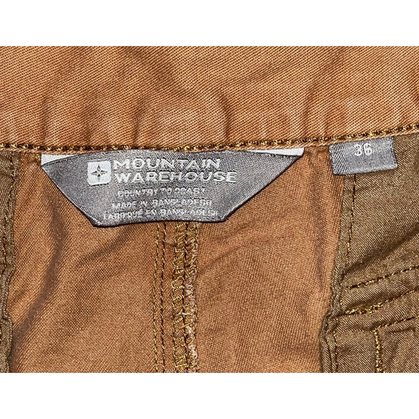 Mountain Warehouse Cargo Shorts Mens W36 Rust Sun Faded Utility Gorpcore Y2K