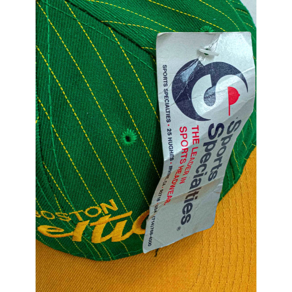 Boston Celtics NBA Sports Specialities Hat Snapback Pinstripe Deadstock NWT RARE