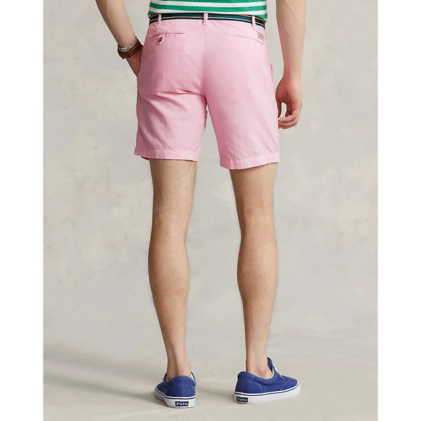 Polo Ralph Lauren 8-Inch Straight Fit Linen Cotton Shorts Pink Sz. 31 NWT