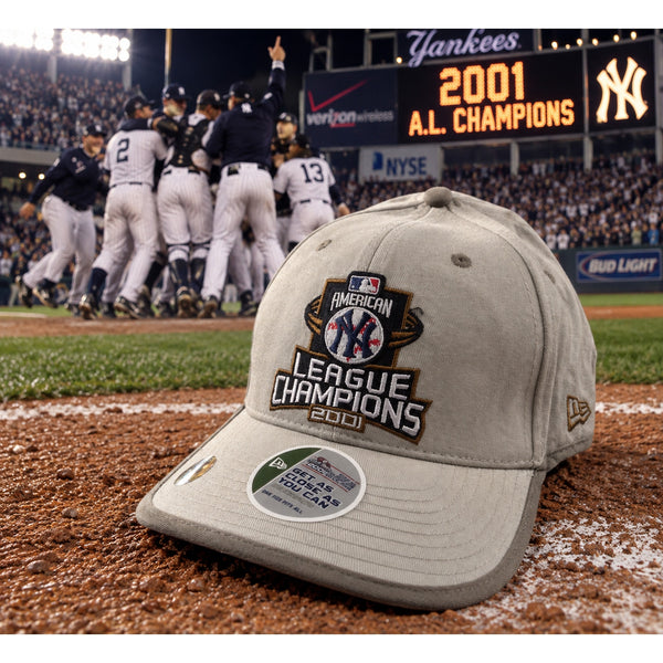 New York Yankees MLB 2001 AL Champions New Era Hat NWT Deadstock World Series