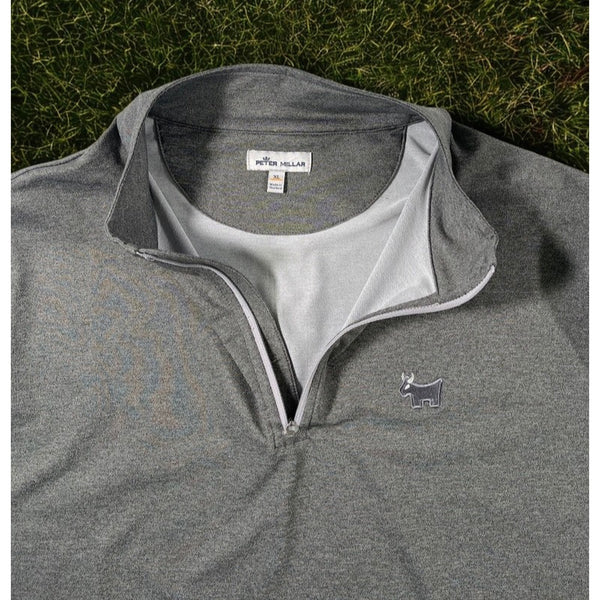 Peter Millar Scotty Cameron Crown Sport Perth 1/4 Zip Pullover XL Gray