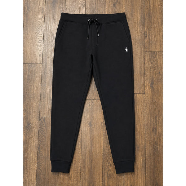 Polo Ralph Lauren Double Knit Jogger Pants Black Men's Small Pony Logo NWOT