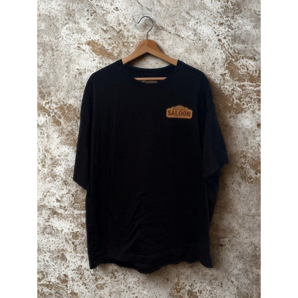 Birddogs Wyatt Slurp’s Saloon Tee 2XL Black Funny Western Cowboy Graphic EUC