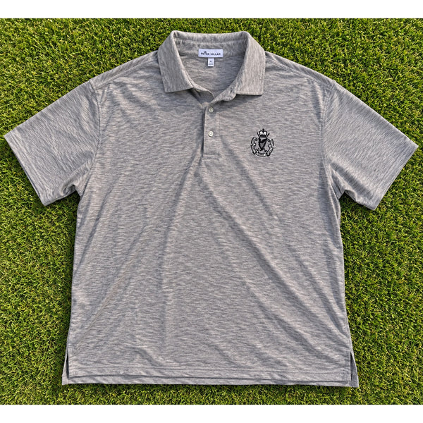 Peter Millar Royal County Down Golf Club Crown Soft Bellevue Pique Polo XL Gray