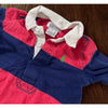 Ralph Lauren Baby Big Pony Rugby Stripe One Piece Romper 3M Long Sleeve