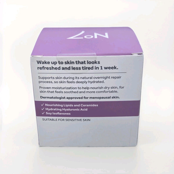 No7 Menopause Skincare Nourishing Overnight Cream 1.69oz NIB Anti Aging Hydrate