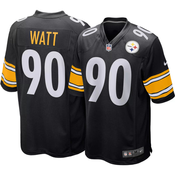 Pittsburgh Steelers TJ Watt Nike Game Jersey Mens Medium Black #90 NFL NWOT