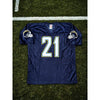 LaDainian Tomlinson San Diego Chargers NFL Jersey #21 Navy Blue Men’s XL