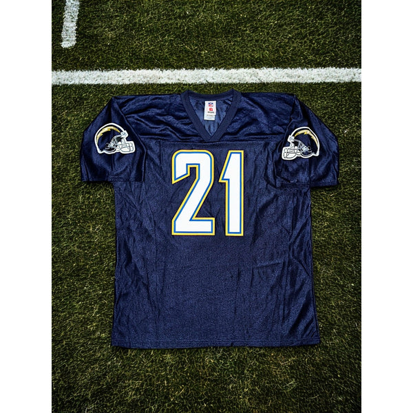 LaDainian Tomlinson San Diego Chargers NFL Jersey #21 Navy Blue Men’s XL