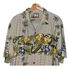 Tommy Bahama Vintage Tag 100% Silk Button Shirt Men's Sz. L Floral Short Sleeve