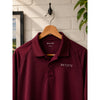 NetJets Sport-Tek Golf Polo Shirt Men's Large Burgundy Performance Employee Logo