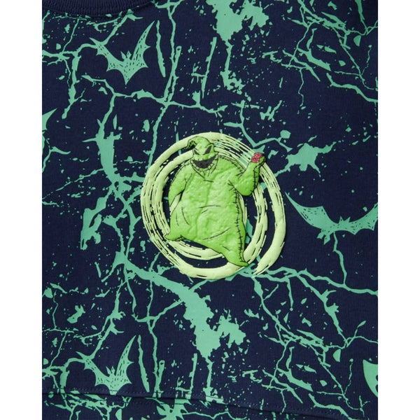 Disney Oogie Boogie Glow Dark Spirit Jersey XS NWOT Nightmare Before Christmas