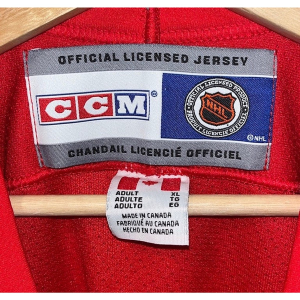 New York Rangers Lady Liberty CCM Practice Jersey Red XL Vintage Made Canada