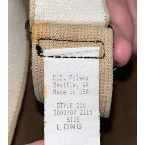 Carhartt B10 Duck Quilted Lined Work Waist CC Filson Overall Pants USA 40x40 Vtg