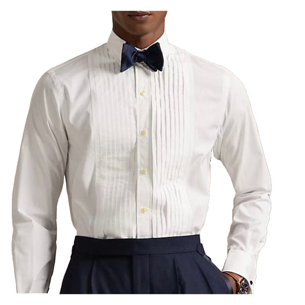 Polo Ralph Lauren Classic Fit Tuxedo Shirt White Mens 14.5 32 Vintage 1980s