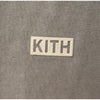 Kith Vintage Sunfaded Washed Gray Logo Crewneck T-Shirt Small Cotton Cut Hem USA