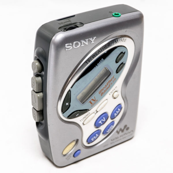 Sony Walkman WM-FX281 AM FM Weather Band Cassette Player Tested Works Clean EUC