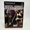 Mortal Kombat Armageddon Premium Edition PS2 Shao Kahn Steelbook CIB Reg Card