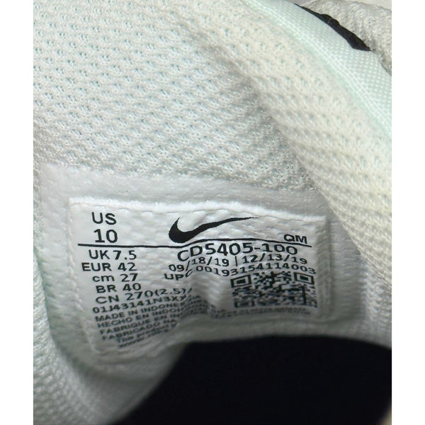 Nike Womens Court Royal AC Canvas Tennis Shoe CD5405 100 White Black Sz 10 EUC