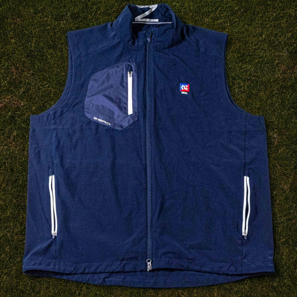 Newport Country Club Zero Restriction Z700 Golf Vest XL Navy Irish Partnership