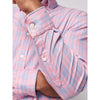 Faherty Movement Shirt 2XL Supima Stretch Summer Rose Plaid Button Up EUC