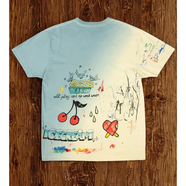 ICECREAM Billionaire Boys Club Mount Drawmore Tee Mens M Rare Graphic Shirt