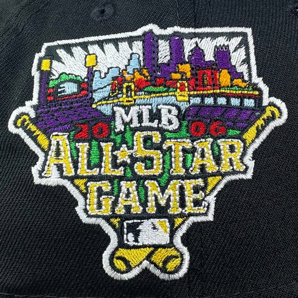 Pittsburgh Pirates 2006 MLB All Star Game New Era 59FIFTY Hat Black 7 3/8 Rare