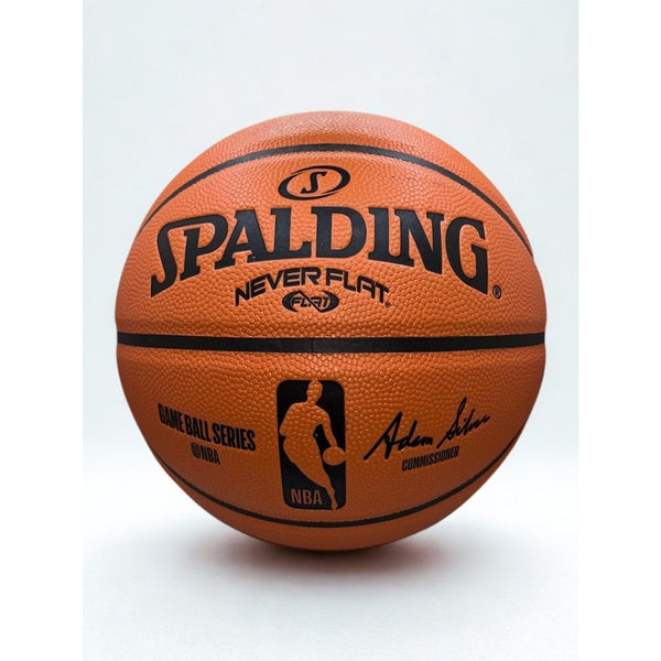 Spalding NBA NeverFlat Basketball Size 6 28.5 Composite Game Ball NWOT Rare