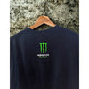 Monster Energy T-Shirt Unleash The Beast Black Y2K Graphic Tee Men’s L