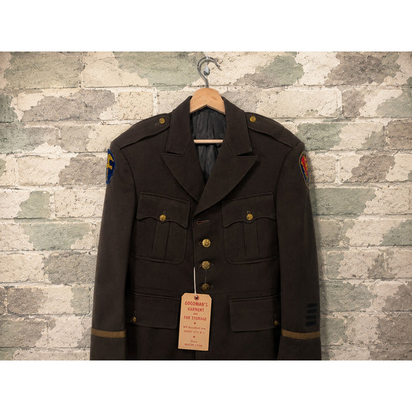 WWII US Army Officer Pinks Service Coat D-Day ADSEC Amphibious Forces Engineer