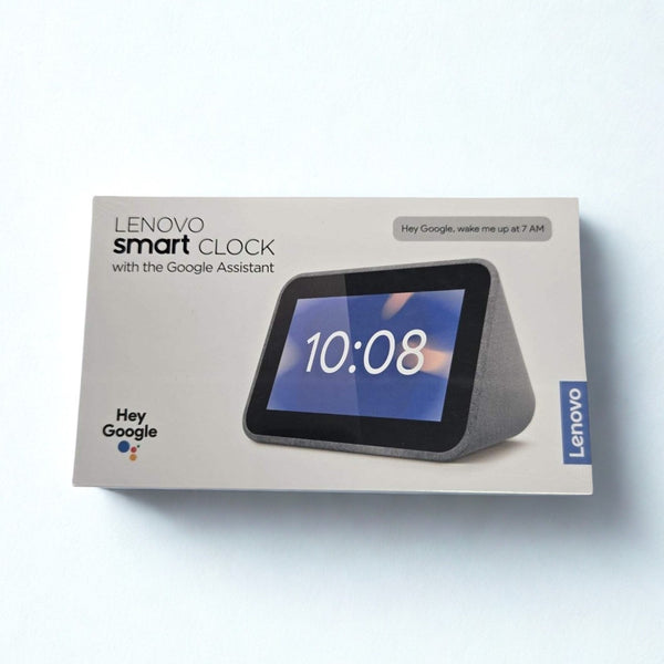 Lenovo Smart Clock CD-24501F Hemp Grey Google Assistant WiFi Sealed New