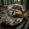 Las Vegas Raiders New Era Realtree Patchwork Camo 59FIFTY Fitted Hat 7 3/4 (2)