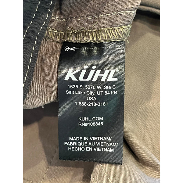 Kuhl Radikl Hiking Pants Men's 31x32 Olive Green Stretch Outdoor Tactical UPF 50