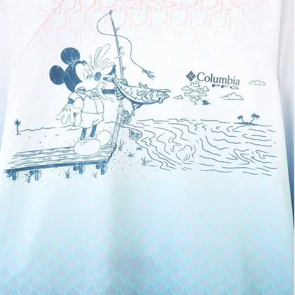 Columbia PFG x Disney Mickey Mouse Terminal Tackle Fishing Shirt Men’s L NWOT