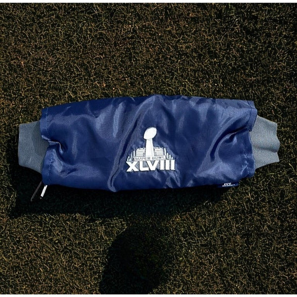 NFL Super Bowl XLVIII Hand Warmer Blue Adult Fleece Lined The Northwest NWOT