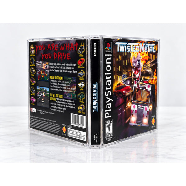 Twisted Metal PS1 PlayStation 1 CIB Complete Black Label Jewel Case Variant 1995