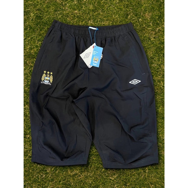 Manchester City Umbro 3/4 Training Pants Mens Large NWT MCFC Soccer Football