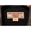 Wallace & Barnes Wool Blend Plaid CPO Shacket Shirt Jacket Mens Small Navy Gray