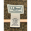 L.L. Bean Organic Cotton Fisherman Sweater XL Roll Neck Waffle Knit Brown